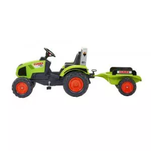 Falk Tractor claas cu pedale si remorca, 1011ab