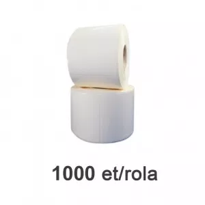 ZINTA Role etichete de plastic albe 70x52mm, 1000 et./rola - 70X52X1000-PE