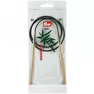 Prym Andrele circulare, din bambus, de 5,5 mm, lungime 80 cm bamboo 221509
