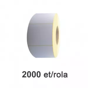 ZINTA Role etichete semilucioase 90x80mm, 2000 et./rola  - 90X80X2000-SGP