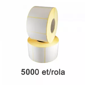 ZINTA Role etichete semilucioase 40x25mm, 5000 et./rola - 40X25X5000-SGP