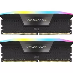 Corsair VENGEANCE® RGB 48GB (2x24GB) DDR5 DRAM 5600MHz C40 Memory Kit — Black CMH48GX5M2B5600C40