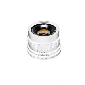 7Artisans DSLR Obiectiv manual 35mm F2.0 Silver pentru Leica M-mount
