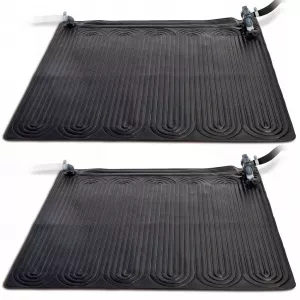 Intex Covor cu încălzire solară, 2 buc. negru, 1,2x1,2 m, PVC, 28685