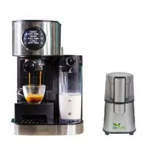 Studio Casa Pachet Barista Latte SC509 + Rasnita Del Caffe Grind Master (Negru/Argintiu)