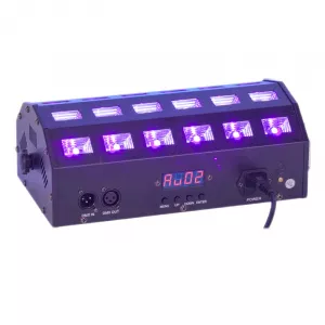 generic Proiector LED 2 in 1, albe si UV, DMX, 24 x 3 W