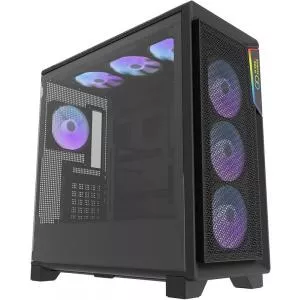 Super Flower Carcasa Zillion Direct D202, Middle Tower, Mesh, Negru