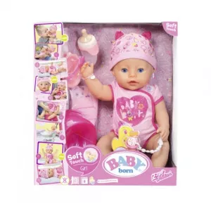 Zapf Creation Baby Born Papusa interactiva cu corp moale