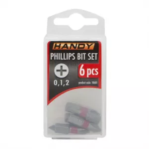 Handy Set biti 6 piese in cutie de stocare 10601