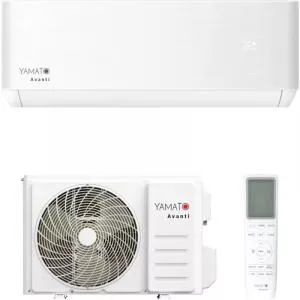 Yamato Aparat de aer conditionat Avanti R32 YW09T3N, 9000 BTU, Inverter, Clasa A++/A+, Rapid Cooling/Heating, Ventilator cu 7 viteze, Wi-Fi, Kit instalare inclus (Alb)