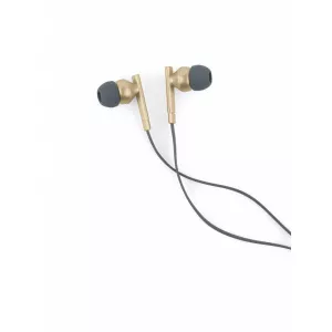 Intempo Casti Bluetooth cu aspect metalic, auriu