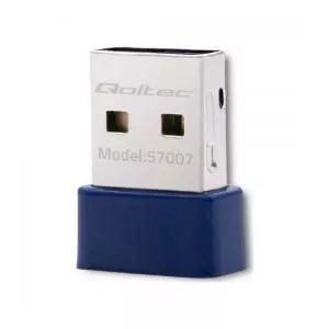 Qoltec Wireless Mini Bluetooth USB WiFi Adapter 57007