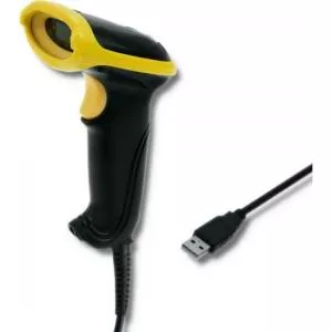 Qoltec Wired laser scanner 1D | USB 50860