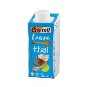 Ecomil Crema vegetala bio pentru gatit thai 200 ml