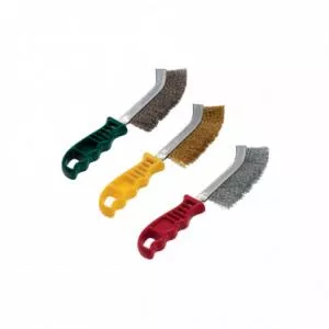 RHODIUS Perie Pensula cu Maner din Plastic pentru Neferoase, Uhbw, Grosime Sarma 0.30