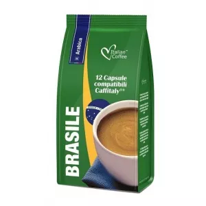 Tchibo Capsule cafea Italian Coffee Brazil – Compatibile Cafissimo/ Beanz – 12 Capsule
