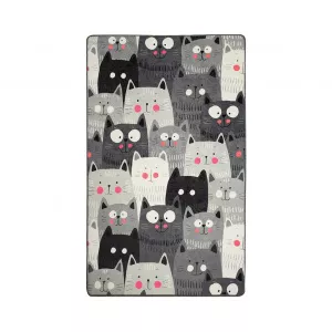 Chilai Home Cats Grey 140x190 cm -, Gri & Argintiu