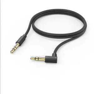 HAMA Cablu audio 00201528, 3.5mm jack - 3.5mm jack, 1m, Black