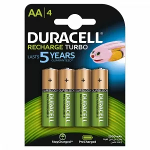 Duracell AAK4 2500mAh StayCharged 4 bucati Verde
