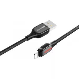 Borofone BU14, USB Male la Lightning Male, 1.2 m, Black