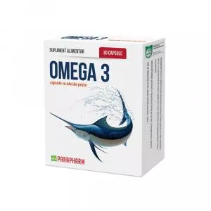 Parapharm Omega-3 500mg 30 de capsule cu ulei de peste