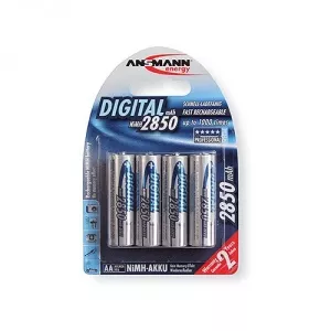 Ansmann Acumulatori NiMh Digital 4xR6 2850 mAh