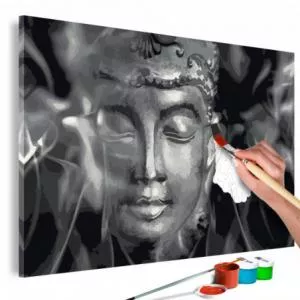 Artgeist Pictatul Pentru Recreere Buddha In Black And White