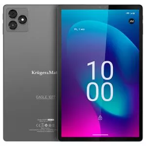 Kruger&Matz Tableta KrugerandMatz Eagle 1077, Procesor MediaTek MT8768A Octa-Core, Ecran IPS 10.1inch, 4GB RAM, 64GB Flash, 5MP, Wi-Fi, Bluetooth, 4G, Android (Gri)