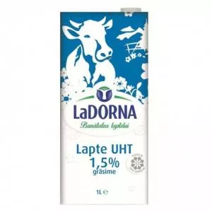 Dorna Lapte UHT La ,1.5% Grasime, 1 l