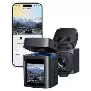 Baseus Camera video auto PrimeTrip VD1, 3K, Wi-Fi, GPS, LCD 1.54 inch, Negru