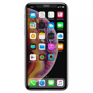 Baseus Tempered Glass Film, iPhone XS Max/11 Pro Max, Privacy Dust Protector, Negru