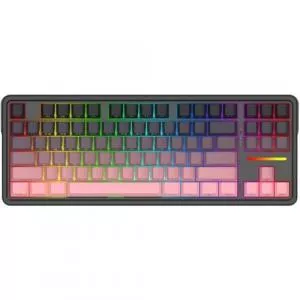 Redragon Tastatura Gaming Mecanica Antonium Pro TKL RGB, Switch-uri liniare Huano, Bluetooth, USB Negru/Roz