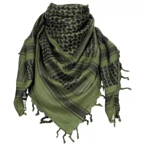M.F.H. Shemagh negru olive esarfa arab, 115 x 110 cm, 100% bumbac