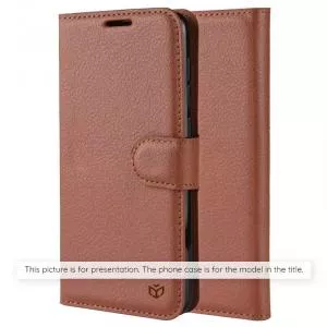 Techsuit Xiaomi Poco X6 Pro - Leather Folio - Brown