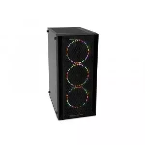 iBOX Carcasa Cetus OCT903, Middle Tower, Fara sursa,  ATX Micro ATX, (uATX), Negru