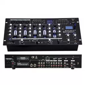 General Mixer profesional, USB/SD, Bluetooth, 6 canale, 14 intrari, Mp3