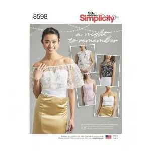 Simplicity Tipar combinatii femei S 8598