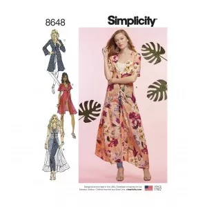 Simplicity Tipar rochii tip kimono femei S 8648