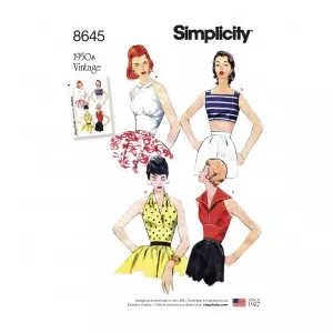 Simplicity Tipar bluze vintage femei S 8645