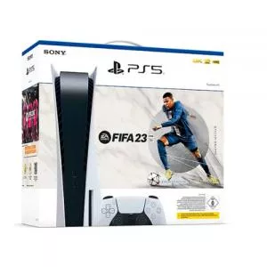 Sony PlayStation 5 (PS5), 825GB, Disc Edition (Alb) + FIFA 23