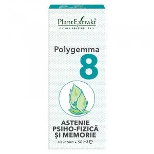 PlantExtrakt Polygemma 8 - Astenie si Memorie 50ml