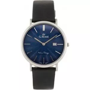 Gino Rossi ZEGAREK MĘSKI  - 10853A - SLIM (zg184b) +BOX uniwersalny
