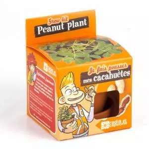 Radis et Capucine Kit pentru plantat - Arahide - Je fais pousser mes cacahuetes