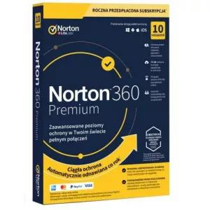 Symantec Norton 360 Premium 1user/10device, 12luni, Poloneza, Box