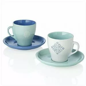 Brandani Set 2 cesti cu farfurie - Panarea