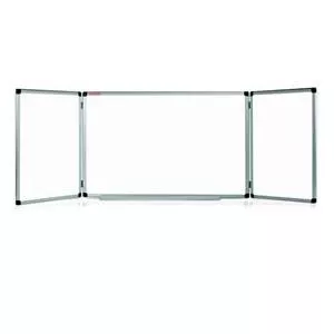 Memoboards WHITEBOARD TRIPTIC 90*120 RAMA ALUMINIU