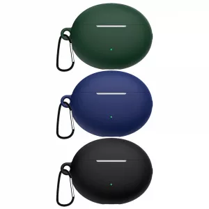 KRASSUS Set 3 huse de protectie pentru Huawei Freebuds 4i,negru, albastru, verde HUFIS093