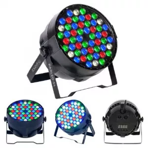 General Proiector LED PAR, 50 W, 54 x LED, RGBW, 8 canale DMX