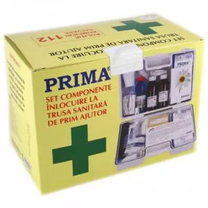 Prima Kit inlocuire trusa sanitara prim ajutor fixa 0601