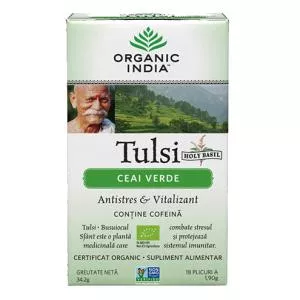 Organic India Verde Antistres Tulsi Bio 18pl